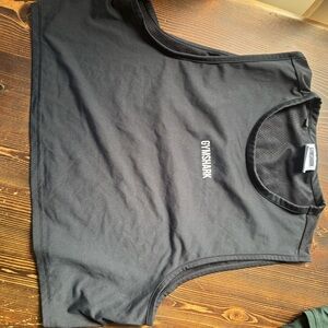 Gymshark Black Crop Top